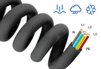 Besen Charge spiral 3-phase cables